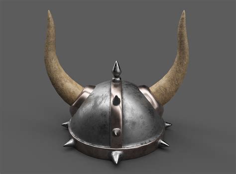 Viking - barbarian helmet model - TurboSquid 1447212