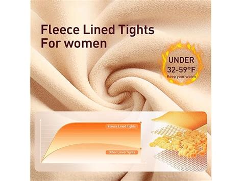 jiz translucent fleece lined tights