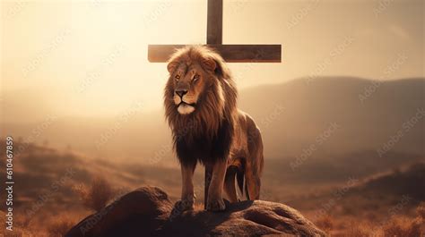 O Leão Da Tribo De Judá - crucifixo de jesus cristo com leão da tribo de judá, simbolo de força e ...