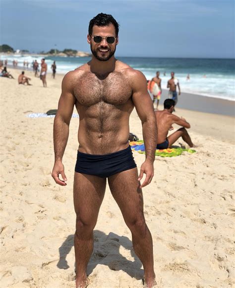 Hairy Hunks, Hunks Men, Beach Wear Men, Men Beach, Scruffy Men