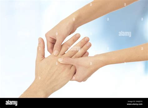 pulling  pushing hand  recipient  flats  thumbs stock photo