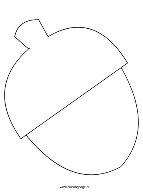 Free acorn template printable pdf