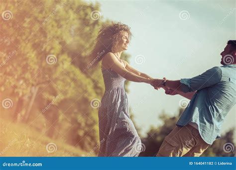 Happiest Couple in the Whole World Stock Photo - Image of male, freedom ...
