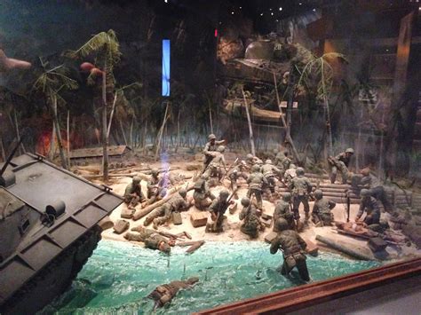 WWII Plastic Toy Soldiers: The Marine Corps Museum at Quantico Virginia