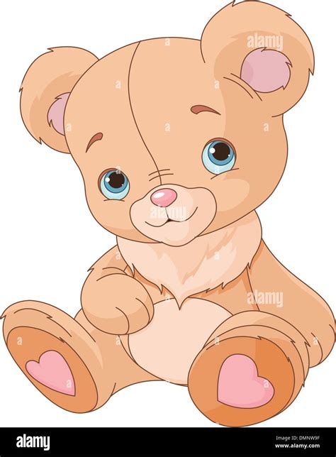 Cute Teddy Bear Stock Vector Image & Art - Alamy