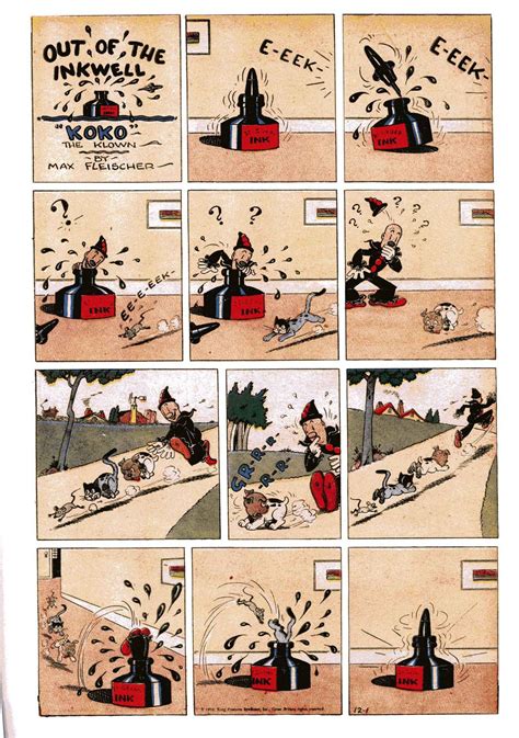 inkwell comic strip favorite cartoon character cartoons
