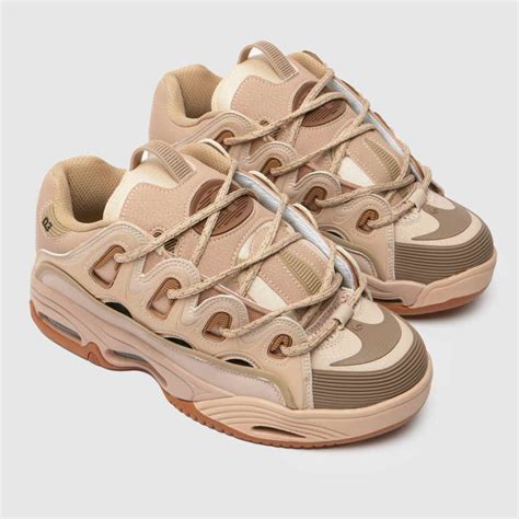 Mens Beige & Brown OSIRIS D3 2001 Trainers | schuh