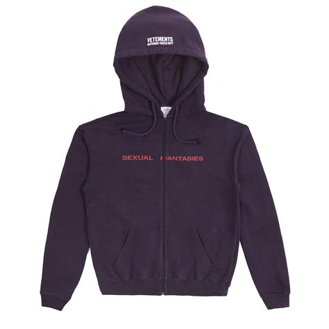 Vetements Men's Oversized Sexual Fantasies Hooded - Vêtements - Pickture