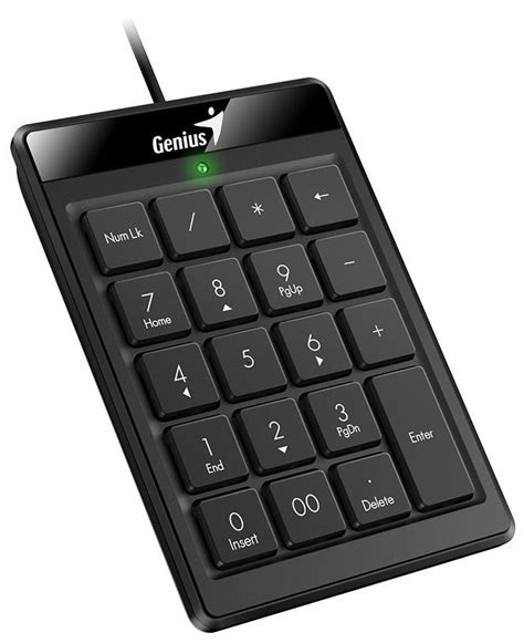 Genius NumPad 110 Klávesnice, numerická, drátová, slim design, USB ...