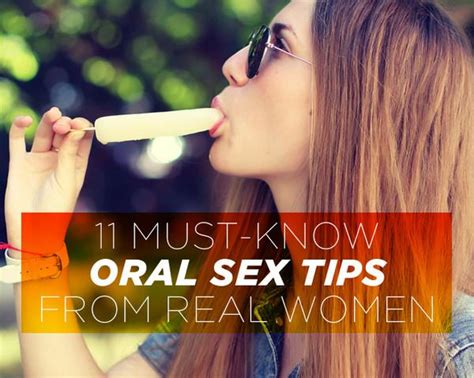 11 Must-Know Oral Sex Tips From Real Women - Musely
