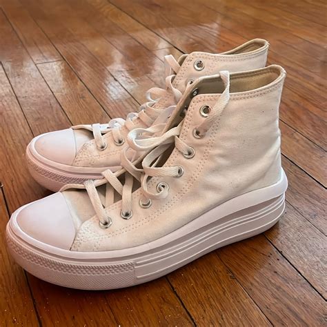 White Platform Converse - Gem