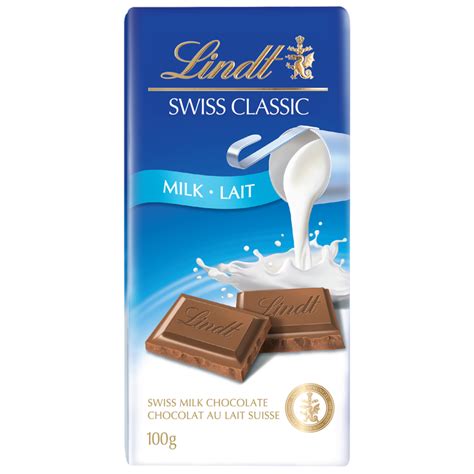 Lindt Swiss Classic - Lindt SWISS CLASSIC Milk Chocolate Bar, 100g