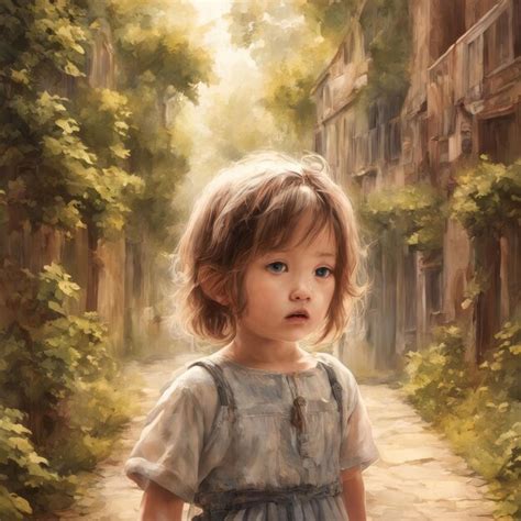 Premium Photo | Children in aesthetic fresh view