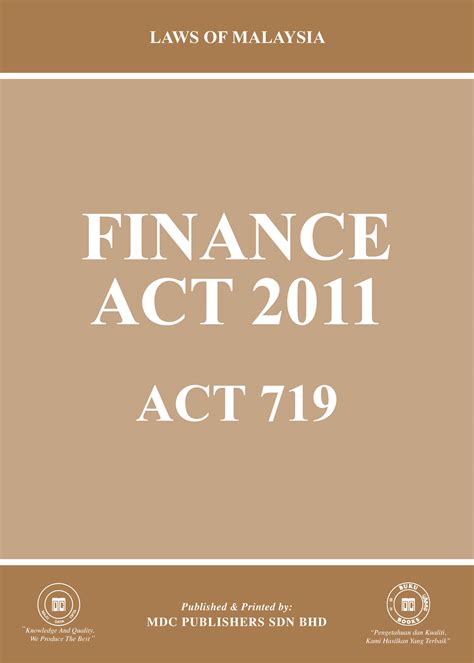laws  malaysia finance act