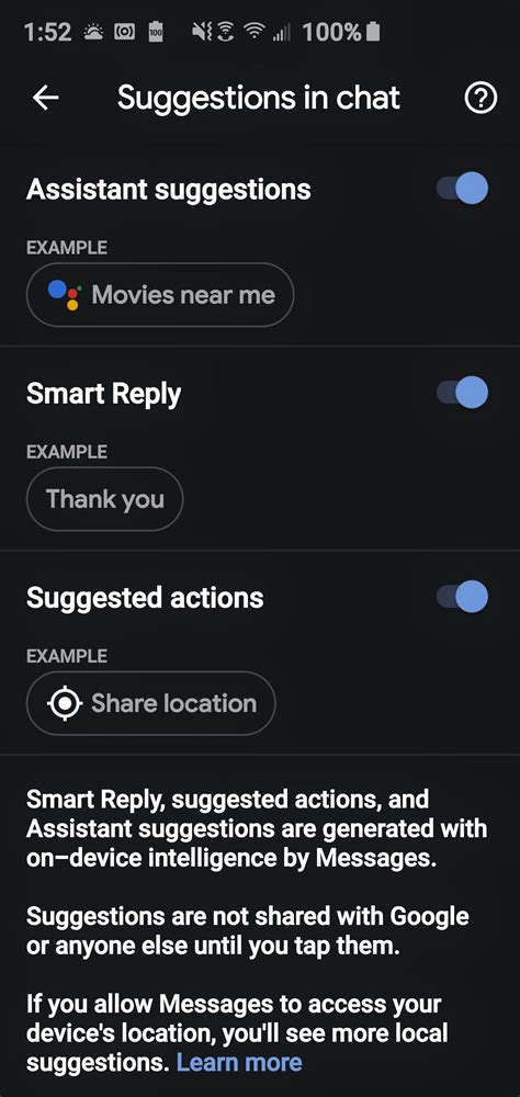 New features in an update in google messages. and nothing more to