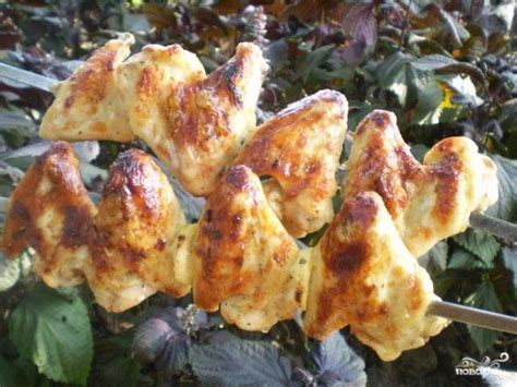 Куриный шашлык на кефире | Ricetta