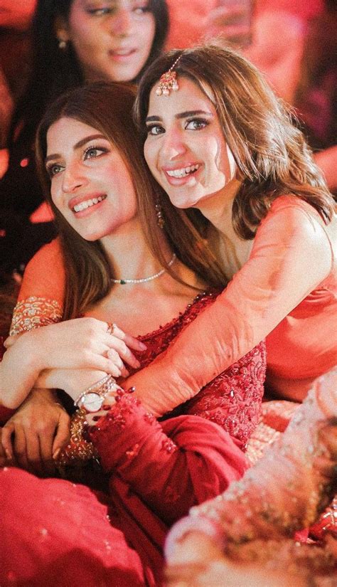 pin  syed syed  stars  pakistan sister poses sisters