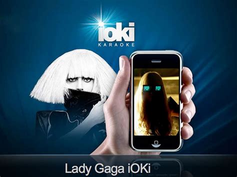 Lady Gaga iOKi karaoke app for iPhone - Yenra