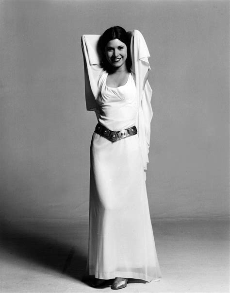 Download Carrie Fisher Princess Leia Photoshoot Wallpaper | Wallpapers.com