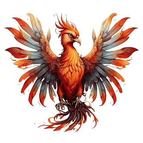 A Phoenix Bird White Background, 3d, Clipart, Phoenix PNG Transparent