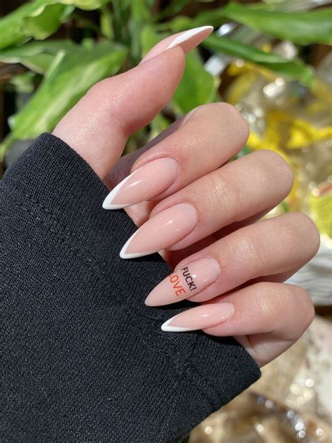 Nail art | Casual nails, Edgy nails, Pink acrylic nails
