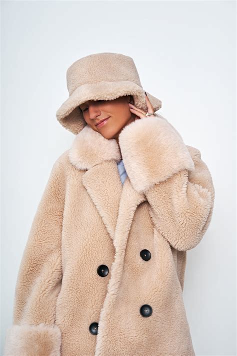 Maya Wool Bucket Hat Beige | Americandreams