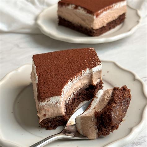 easy chocolate mousse cake bake  zoha
