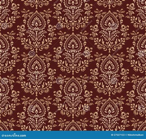 Seamless Charcoal Leaves Wallpaper Pattern Vector Illustration