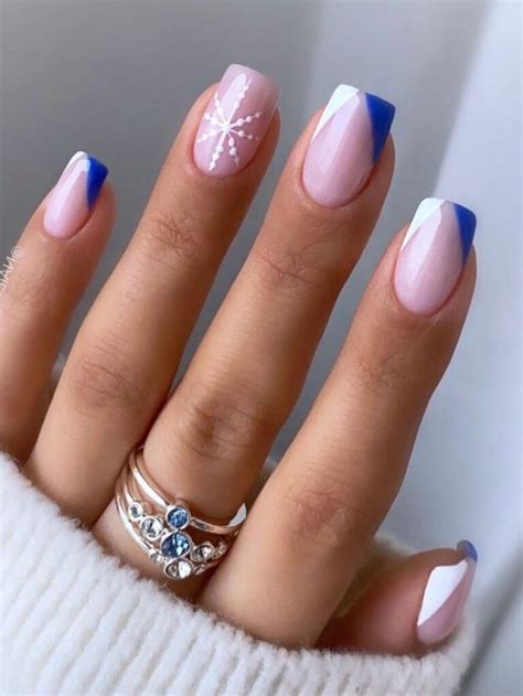 Winter Nails Acrylic Short 2023-2024 18 Ideas: Get Ready to Flaunt Your ...