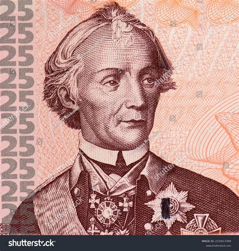 General Alexandr Suvorov 17301800 Founder Tiraspol Stock Photo ...