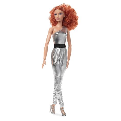 Buy Barbie Looks Doll, Collectible and Posable with Curly Red Hair