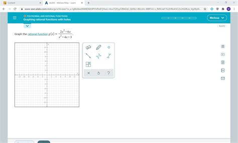MATH 2311 S21 Graphing rational functions with holes (ALEKS problem)