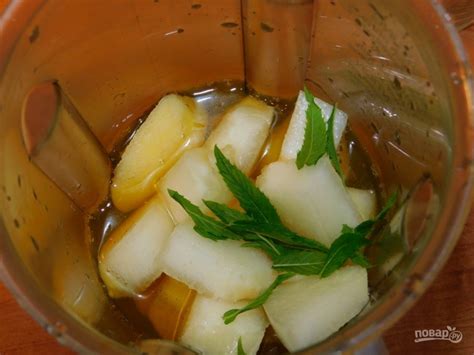 Зеленый чай с дыней и яблоком - пошаговый рецепт с фото на Повар.ру