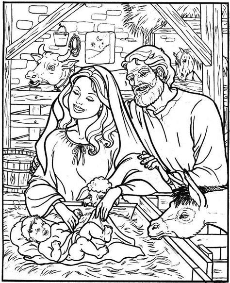 Nativity Coloring Pages - Coloringkids.org