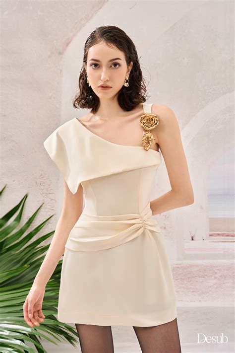 Rosa Dress | Champagne – DESUB