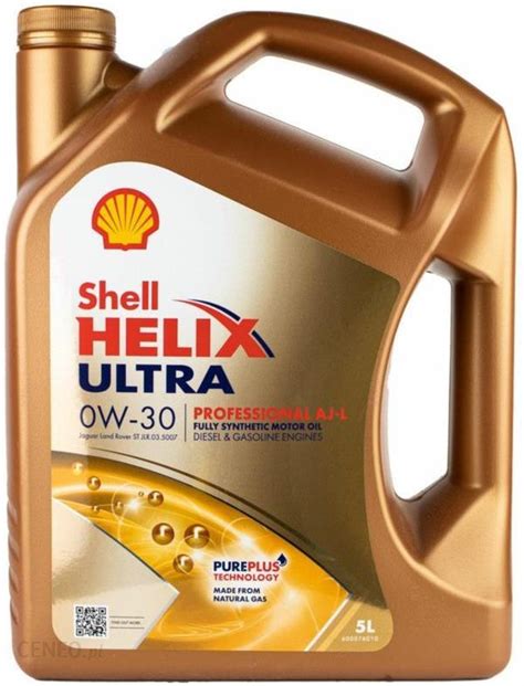 Olej silnikowy Shell Ultra Professional Aj-L 0W30 5l - Opinie i ceny na ...