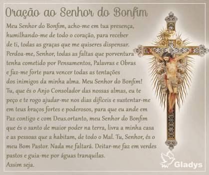 Oração A Senhor Do Bonfim
