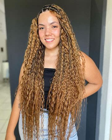Amazon.com : DSEKCAIN P27/613 Blonde Human Braiding Hair for Boho ...