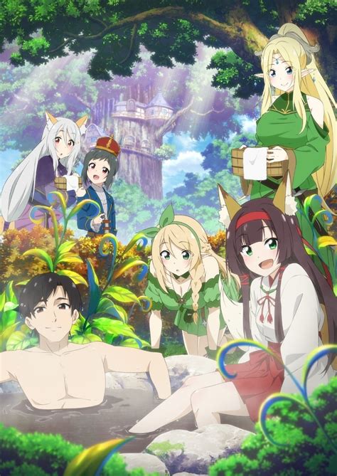 isekai onsen paradise anime trailer introduces characters otaku usa