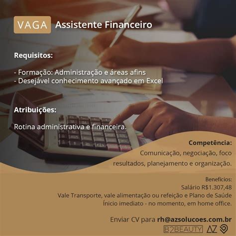 assistente financeiro  central de carreiras uniopet
