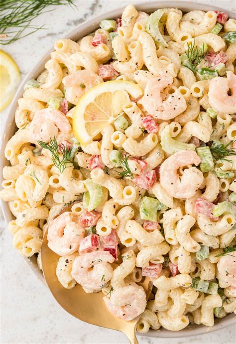 Shrimp Macaroni Salad - Together as Family