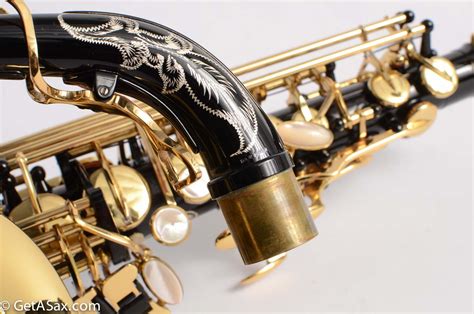 Yanagisawa Solid Silver Alto 9930 with Black Lacquer! | www.GetASax.com