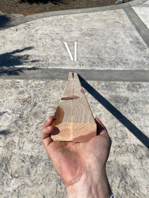Ripped 2x4 warped during cut. Guide side stayed straight. That normal ...