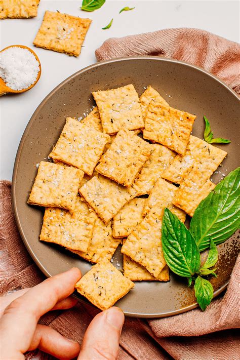 Easy Herb Crackers - Full of Plants