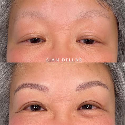 Microblading for thinning eyebrows - Sian Dellar