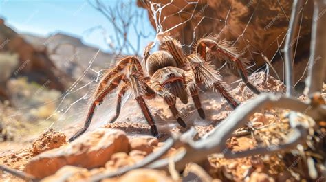 close    large tarantula spider  hairy legs   dark body