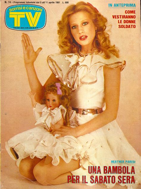 HEATHER PARISI fantastico curiosando anni 80