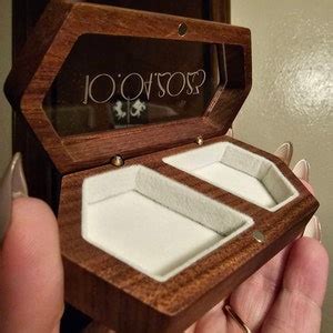 Custom Engraved Wood Jewelry Box Jewelry Organizer Simple - Etsy