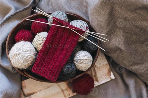 knitting socks stock  images  backgrounds