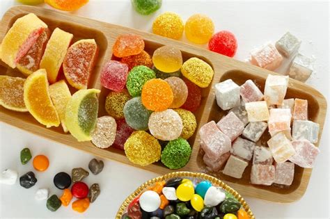 Premium Photo | Various Turkish Delight Chocolate candies